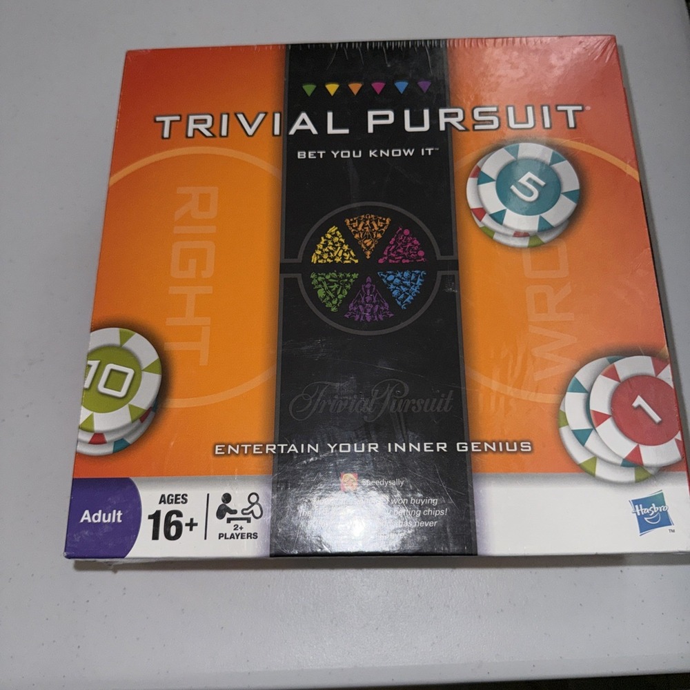 TRIVIAL PURSUIT Bet You Know It Edition Hasbro 2009 Factory Sealed‎
